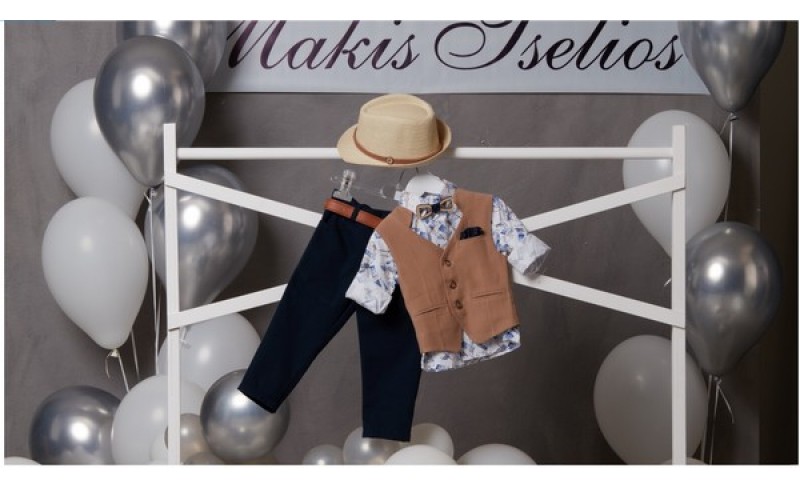 Ρουχαλάκι βάπτισης για αγόρι Makis Tselios